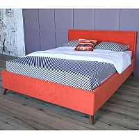 Мягкая кровать Melani 1600 с матрасом АСТРА