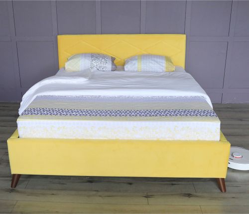 Мягкая кровать Monika 1600 с матрасом ГОСТ фото 2