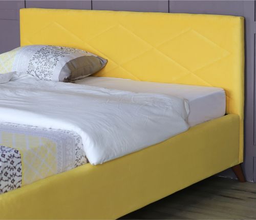 Мягкая кровать Monika 1600 с матрасом ГОСТ фото 4