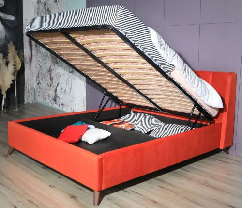 Мягкая кровать Betsi 1600 с подъемным механизмом фото 6