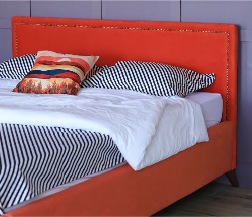 Мягкая кровать Melani 1600 с матрасом АСТРА фото 2