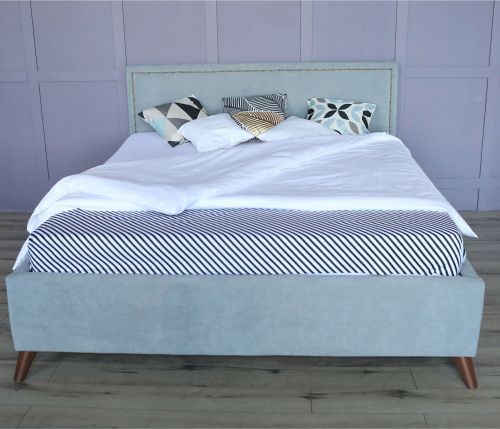Мягкая кровать Melani 1600 с комплектом для сна фото 4