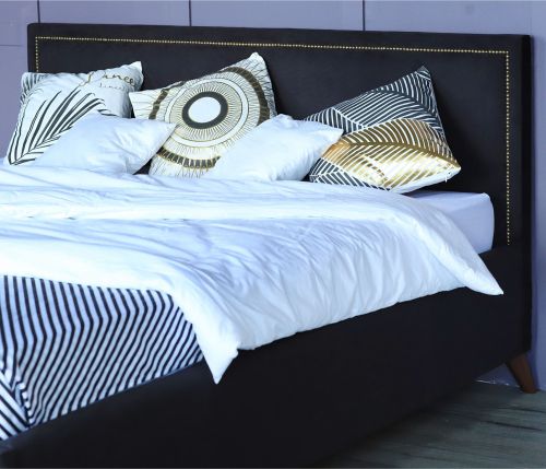 Мягкая кровать Melani 1600 с матрасом PROMO B COCOS фото 2