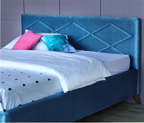 Мягкая кровать Monika 1600 с матрасом PROMO B COCOS фото 2